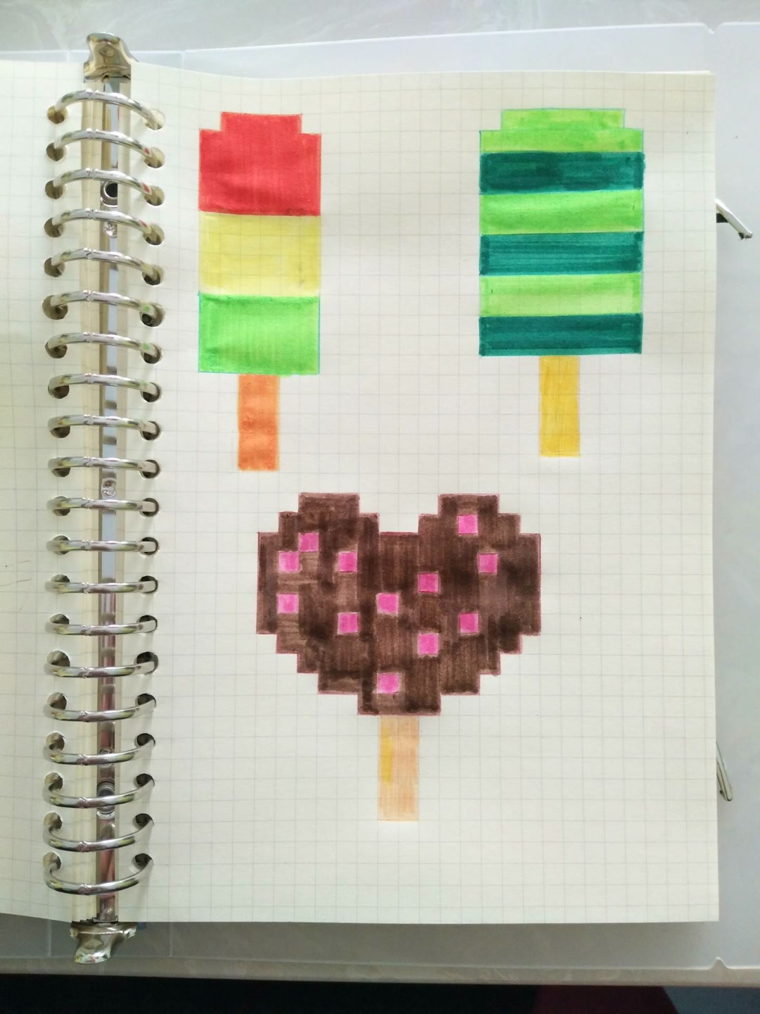 各种口味#马赛克画##格子画##豆