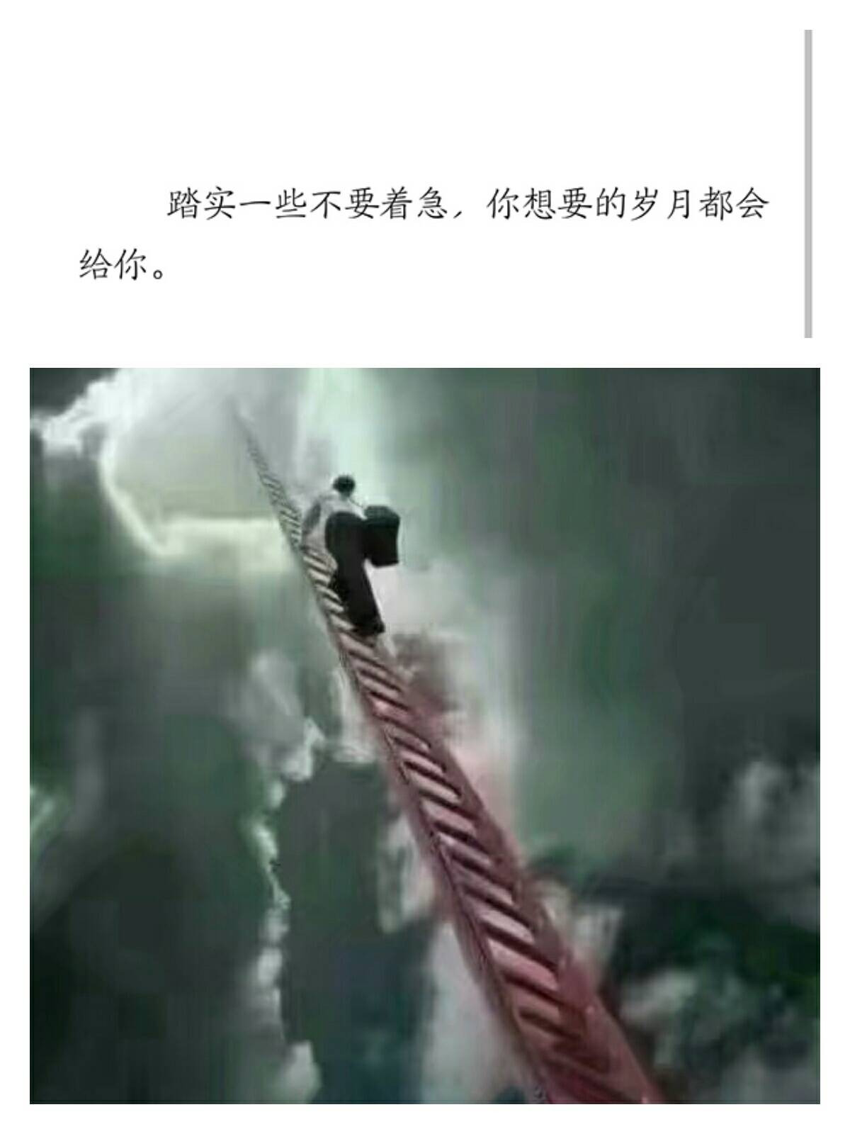 踏实一些不要着急,你想要的岁月都会给你.