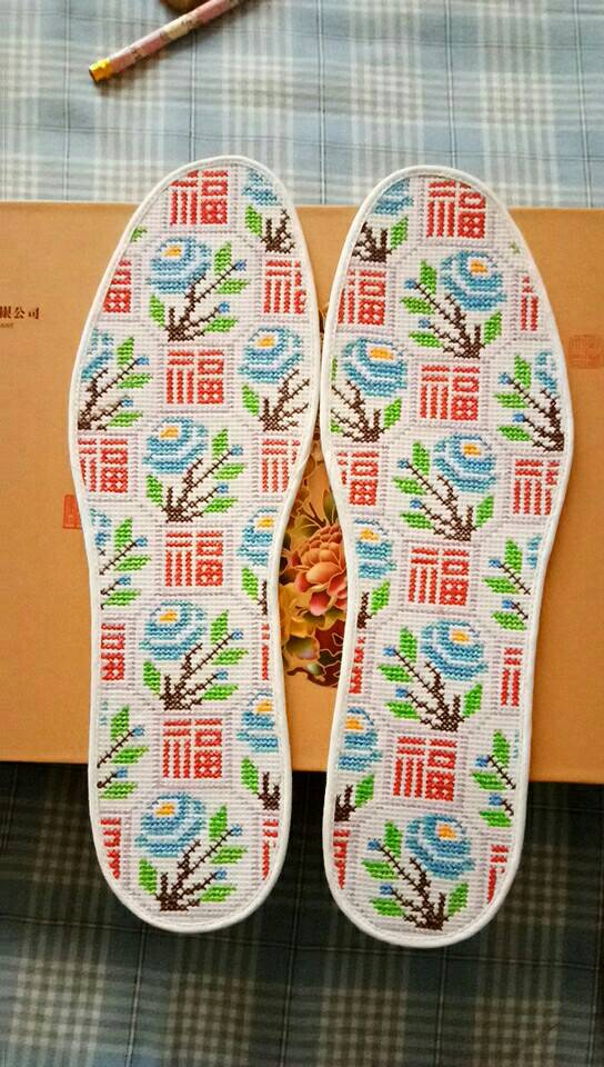 欢欢96手工鞋垫96的快手