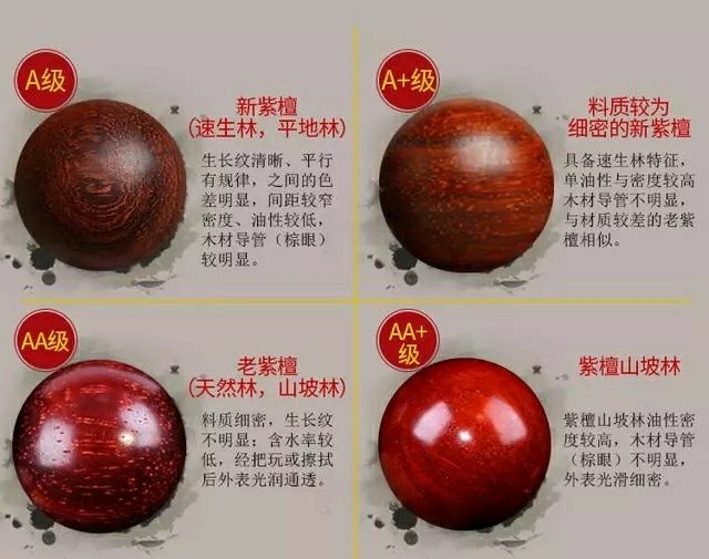 守艺中国# 小叶紫檀等级标准图 2041     71 赞