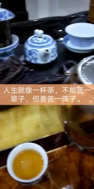 人生就像一杯茶,不能苦一辈子,但要苦一阵子. 8月前