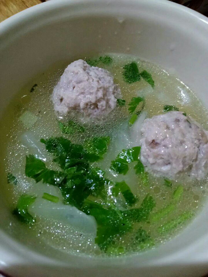 老黄瓜肉丸子汤                       8月前