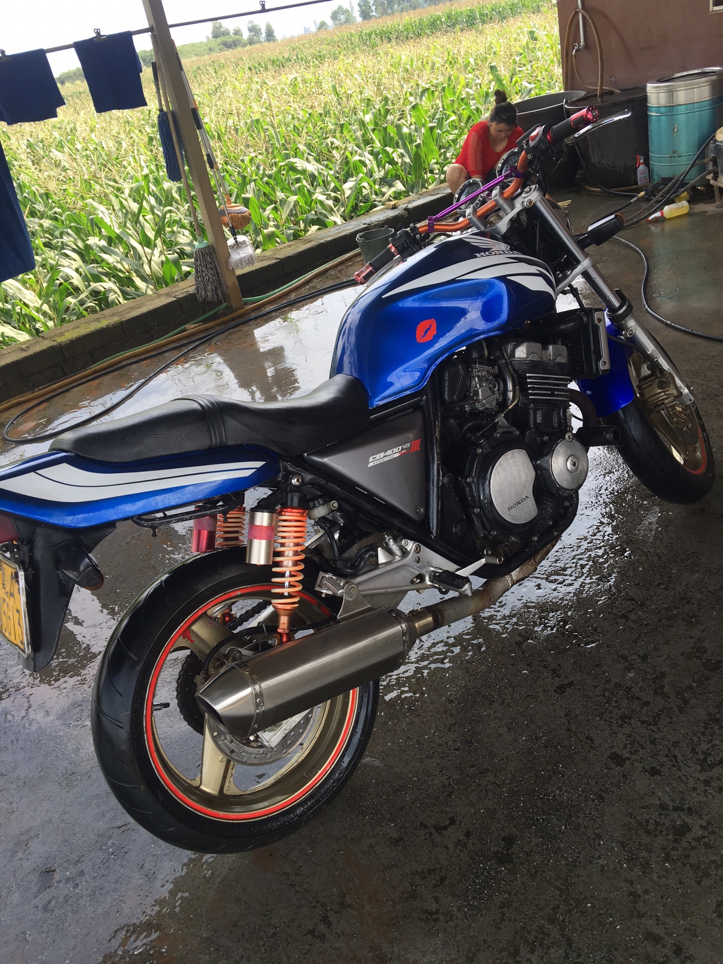 本田94cb400出售,車況好,成色如圖 喜歡的聯繫 2w 206 贊