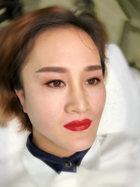 素妆美学院#实体实操课程演示眉毛作品           146