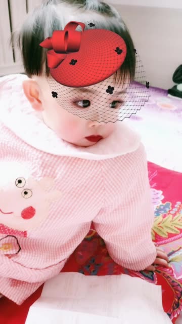 哈哈,看我扎的小冲天辫儿 2周前